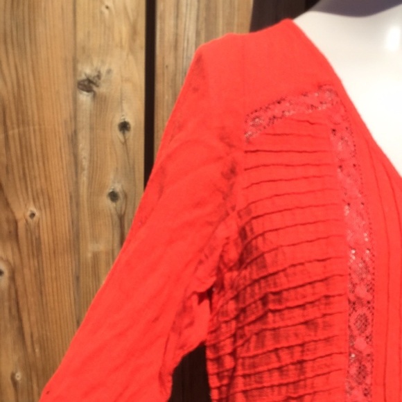 Free people tunic tank shirt s small 4 6 red - Picture 2 of 3